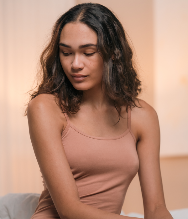 Tan Bambus-Unterrock