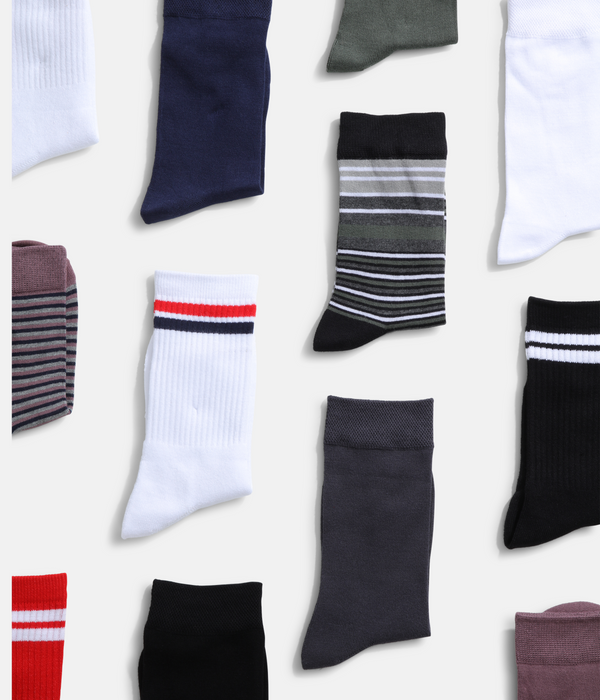 5 Paar Socken aus Bambus in Armeegrün