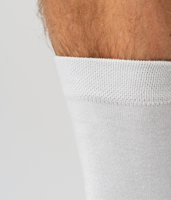 10 par hvide bambus strømper