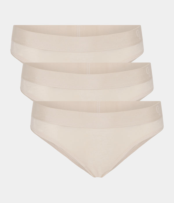 Creme bambus tai trusser - 3 pak S Copenhagen Bamboo