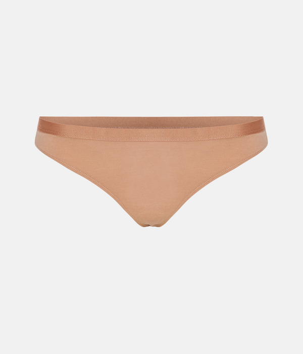 Tan Bambus-G-String-Slip - 3er-Pack