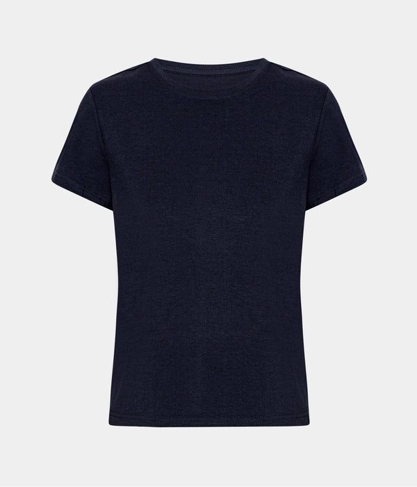 Navy kortærmet bambus T-shirt S Copenhagen Bamboo