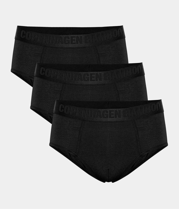 Bambus herretrusser - 3 pak sort S Copenhagen Bamboo